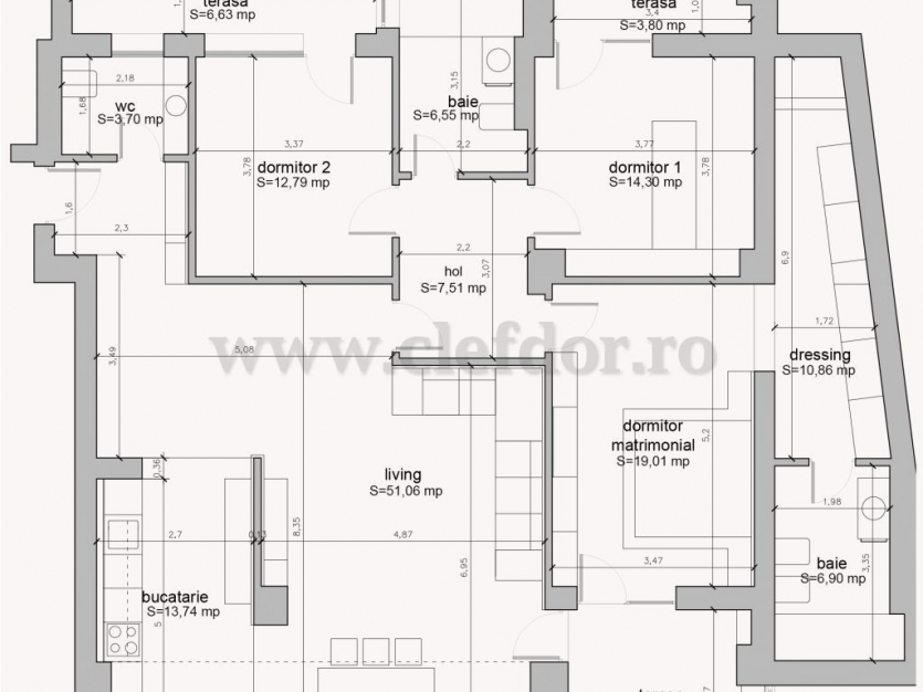 Cismigiu - apartament cu 4 camere de vanzare - 202mp Cismigiu - apartament cu 4 camere de vanzare - 202mp