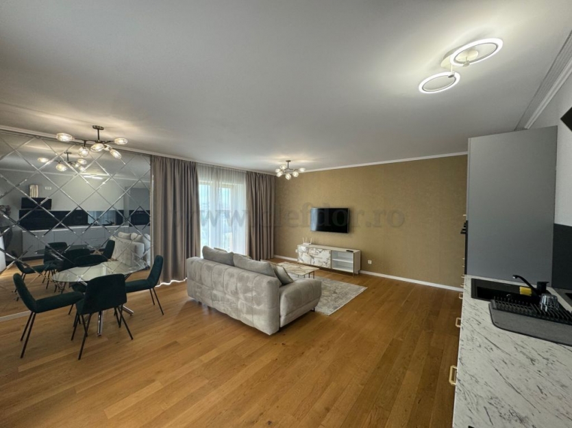 Aviatiei - one bedroom modern furnished 2023 Aviatei - 2 camere modern mobilat terasa 50mp