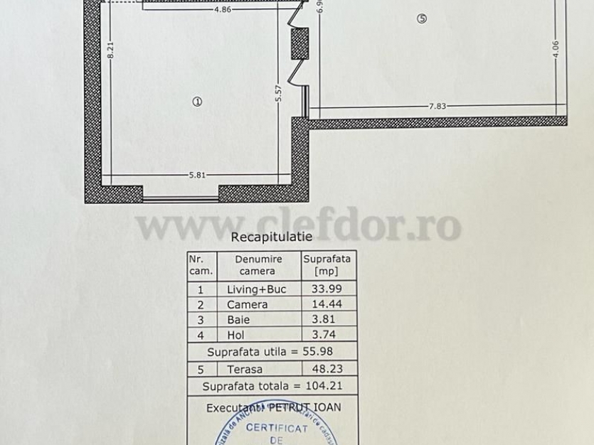 Aviatiei - one bedroom modern furnished 2023 Aviatei - 2 camere modern mobilat terasa 50mp