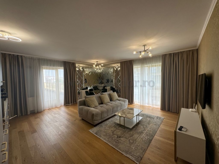 Aviatiei - one bedroom modern furnished 2023 Aviatei - 2 camere modern mobilat terasa 50mp